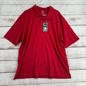 CQR Gear Tactical Series Hyper Dri Polo Shirt Men's Size XXL Red NEW‎